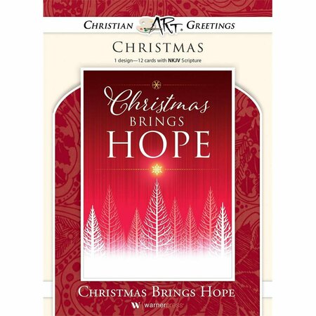 GO-GO Boxed - Card Christmas Brings Hope Solid Pack John 10-10 NKJV - 12PK GO3288240